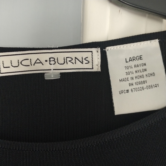 Lucia Burns Christmas Tree Beads & Sequins Top L - Picture 6 of 9